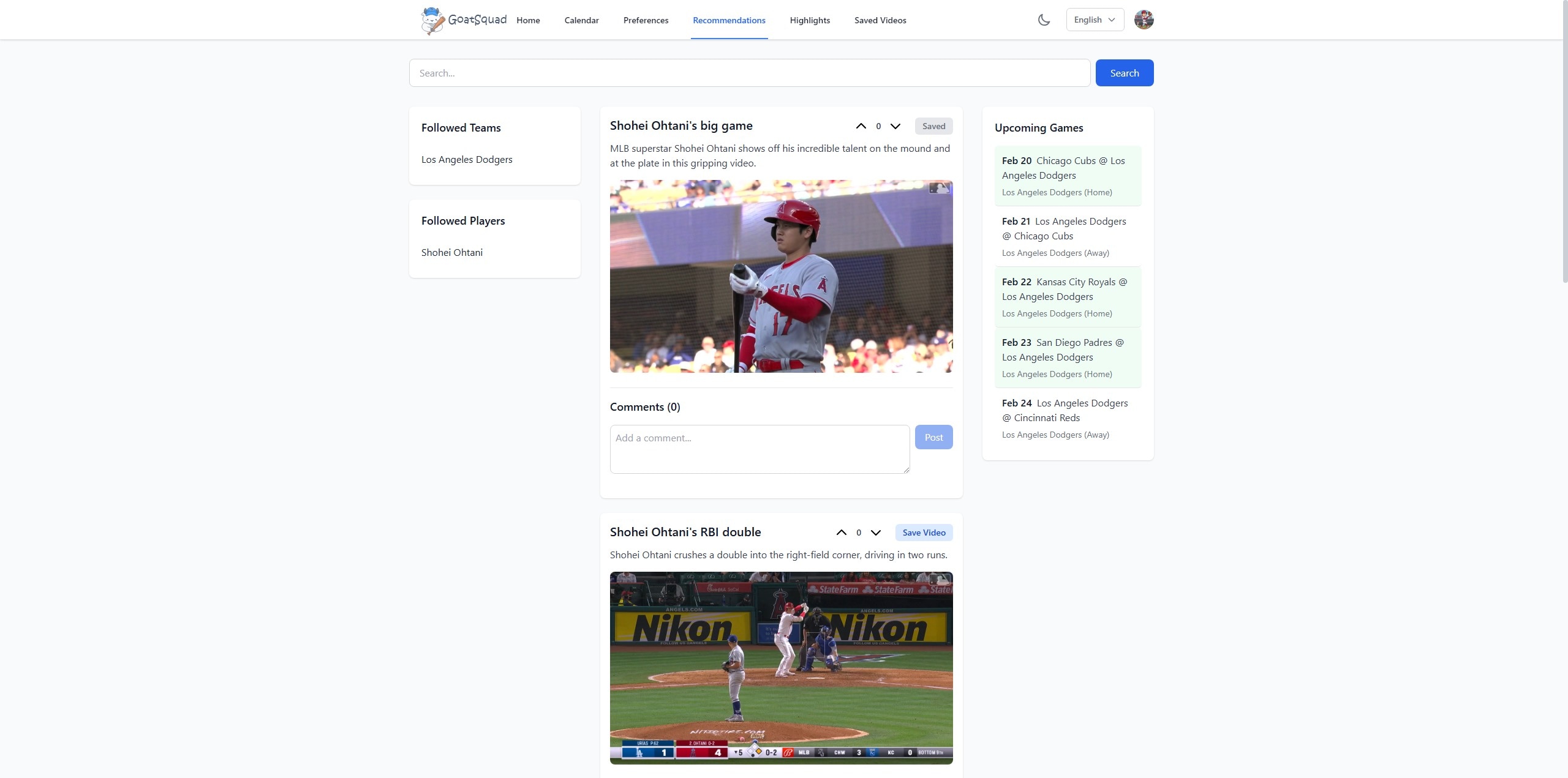 Google Cloud x MLB Hackathon Project